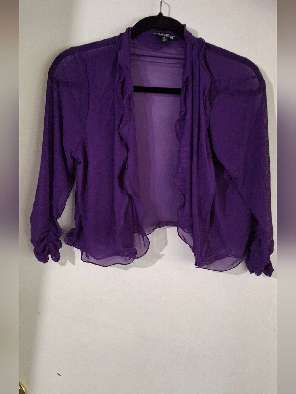 Womens Artsy Romantic The Pyramid Collection shrug size M
